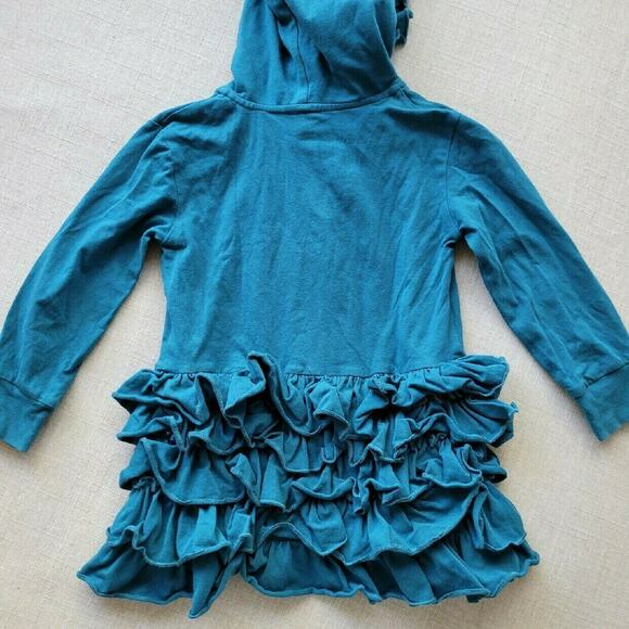 Adorable Essentials | Ruffle Hooded Jacket | 2T - Picture 6 of 6